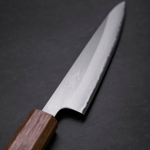 Petty White Steel #1 Polished Yaki Urushi Handle 150mm (5.9”)-[Musashi]-[Japanese-Kitchen-Knives]