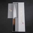 Petty White Steel #1 Polished Yaki Urushi Handle 150mm (5.9”)-[Musashi]-[Japanese-Kitchen-Knives]