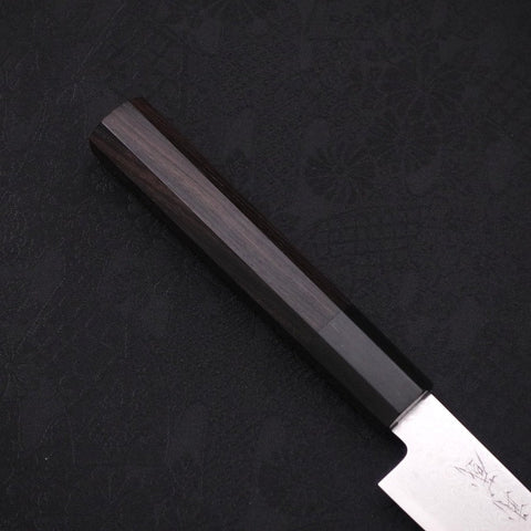 Petty ZA-18 Damascus Buffalo Ebony Handle 150mm (5.9”)-[Musashi]-[Japanese-Kitchen-Knives]