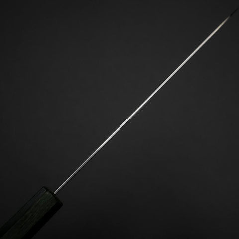 Petty ZA-18 Damascus Green Urushi Handle 150mm (5.9”)-[Musashi]-[Japanese-Kitchen-Knives]