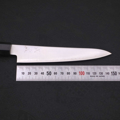 Petty ZDP-189 Polished Buffalo Ebony Handle 150mm (5.9”)-[Musashi]-[Japanese-Kitchen-Knives]
