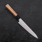 Petty ZDP-189 Polished Buffalo Teak Handle 150mm (5.9”)-[Musashi]-[Japanese-Kitchen-Knives]