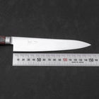 Petty knife AUS-8 Polished Western Mahogany Handle 150mm (5.9”)-[Musashi]-[Japanese-Kitchen-Knives]
