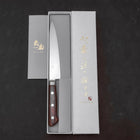 Petty knife AUS-8 Polished Western Mahogany Handle 150mm (5.9”)-[Musashi]-[Japanese-Kitchen-Knives]