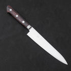 Petty knife AUS-8 Polished Western Mahogany Handle 150mm (5.9”)-[Musashi]-[Japanese-Kitchen-Knives]