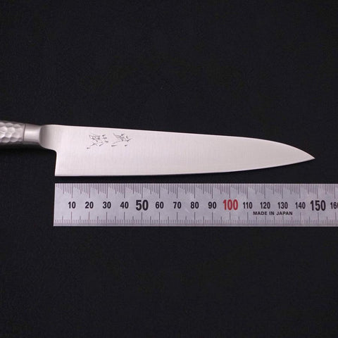 Petty knife VG-5 Polished Western Handle 150mm (5.9”)-[Musashi]-[Japanese-Kitchen-Knives]