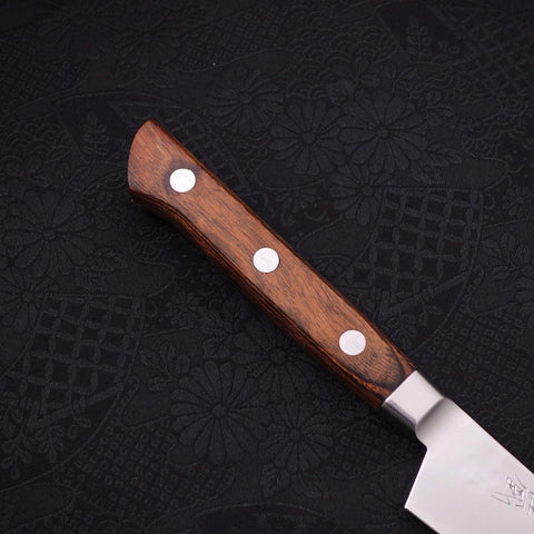 Petty knife VG-5 Tsuchime Western Handle 120mm (4.7”)-[Musashi]-[Japanese-Kitchen-Knives]