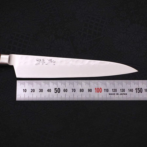 Petty knife VG-5 Tsuchime Western Handle 150mm (5.9”)-[Musashi]-[Japanese-Kitchen-Knives]