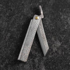 Pocket Knife White Steel #2 75mm Carbon Tsuchime Knifegata with Paulownia Wooden Box (2.9”)-[Musashi]-[Japanese-Kitchen-Knives]