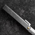 Pocket Knife White Steel #2 90mm Carbon Tsuchime Knifegata Black with Paulownia Wooden Box (3.5”)-[Musashi]-[Japanese-Kitchen-Knives]