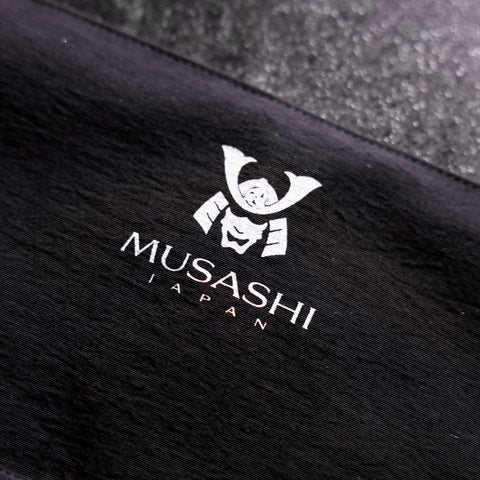Musashi Japanese Style Kitchen Knife Roll Phoenix Black 2 Pockets Handmade