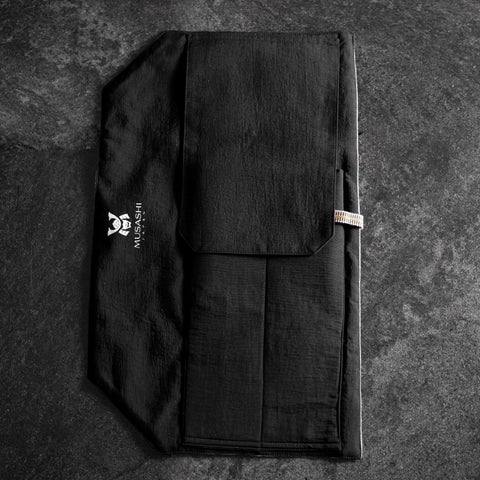 Musashi Japanese Style Kitchen Knife Roll Yamagata Kikkamon - Purple 2 Pockets Handmade