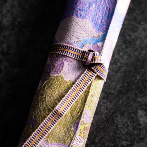 Musashi Japanese Style Kitchen Knife Roll Yamagata Kikkamon - Pink 2 Pockets Handmade