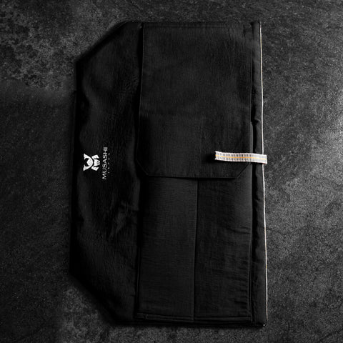 Musashi Japanese Style Kitchen Knife Roll Yamagata Kikkamon - Pink 2 Pockets Handmade