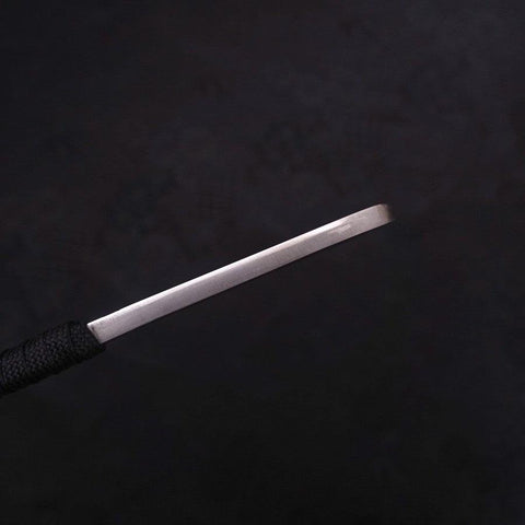 Razor/Kamisori Blue Steel #2 Suminagashi Cord Handle 50mm (2”)-[Musashi]-[Japanese-Kitchen-Knives]