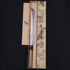 Sakimaru Takohiki Blue Steel #2 Kasumi Buffalo Magnolia Handle 270mm (10.6”)-[Musashi]-[Japanese-Kitchen-Knives]