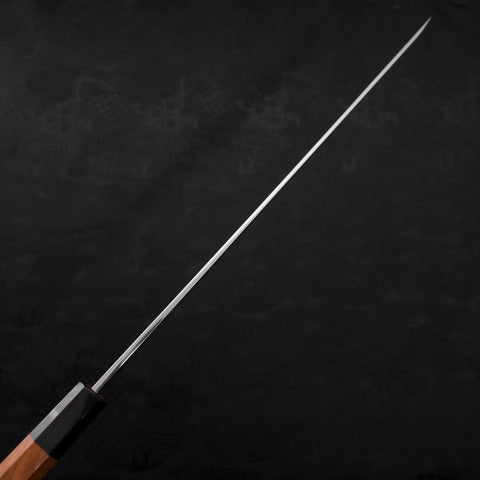 Sakimaru Takohiki Blue Steel #2 Kasumi Buffalo Wenge Handle 300mm (11.8”)-[Musashi]-[Japanese-Kitchen-Knives]