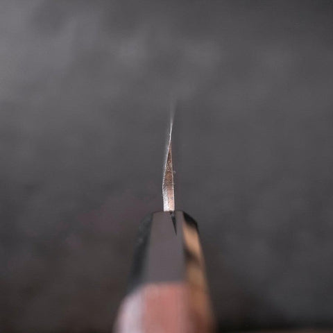 Sakimaru Takohiki Blue Steel #2 Kurouchi Buffalo Wenge Handle 300mm (11.8”)-[Musashi]-[Japanese-Kitchen-Knives]