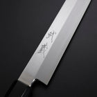 Sakimaru Takohiki Silver Steel #3 Kasumi Buffalo Ebony Handle 300mm (11.8”)-[Musashi]-[Japanese-Kitchen-Knives]