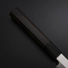 Sakimaru Takohiki Silver Steel #3 Kasumi Buffalo Ebony Handle 300mm (11.8”)-[Musashi]-[Japanese-Kitchen-Knives]