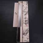 Sakimaru Takohiki Silver Steel #3 Kasumi Buffalo Ebony Handle 300mm (11.8”)-[Musashi]-[Japanese-Kitchen-Knives]