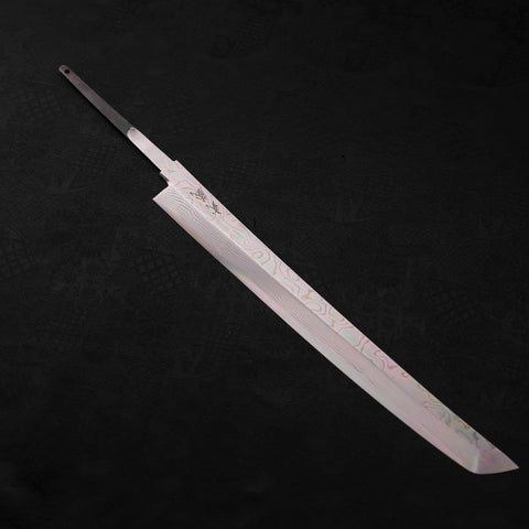 Sakimaru Takohiki Silver Steel #3 Nickel Damascus 300mm (11.8”)-[Musashi]-[Japanese-Kitchen-Knives]