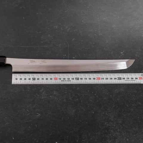 Sakimaru Takohiki VG-10 Mirror Buffalo Ebony Handle 300mm (11.8”)-[Musashi]-[Japanese-Kitchen-Knives]