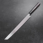 Sakimaru Takohiki White Steel #2 Honyaki Buffalo Ebony Handle 300mm (11.8”)-[Musashi]-[Japanese-Kitchen-Knives]