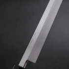 Sakimaru Takohiki White Steel #2 Honyaki Buffalo Ebony Handle 300mm (11.8”)-[Musashi]-[Japanese-Kitchen-Knives]
