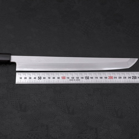 Sakimaru Takohiki White Steel #2 Kasumi Buffalo Magnolia Handle 270mm (10.6”)-[Musashi]-[Japanese-Kitchen-Knives]
