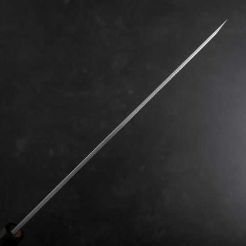 Sakimaru Takohiki White Steel #2 Kasumi Buffalo Teak Handle 270mm (10.6”)-[Musashi]-[Japanese-Kitchen-Knives]