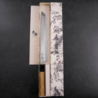 Sakimaru Takohiki White Steel #2 Kasumi Buffalo Teak Handle 270mm (10.6”)-[Musashi]-[Japanese-Kitchen-Knives]