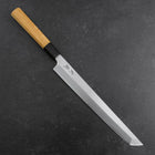 Sakimaru Takohiki White Steel #2 Kasumi Buffalo Teak Handle 270mm (10.6”)-[Musashi]-[Japanese-Kitchen-Knives]