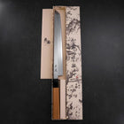 Sakimaru Takohiki White Steel #2 Kasumi Buffalo Teak Handle 300mm (11.8”)-[Musashi]-[Japanese-Kitchen-Knives]