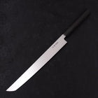 Sakimaru Takohiki White Steel #2 Moon-Fuji Water Honyaki Buffalo Ebony Handle 270mm (10.6”)-[Musashi]-[Japanese-Kitchen-Knives]