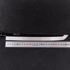 Sakimaru Takohiki White Steel #2 Moon-Fuji Water Honyaki Buffalo Ebony Handle 270mm (10.6”)-[Musashi]-[Japanese-Kitchen-Knives]