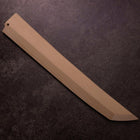 Sakimaru Takohiki White Steel #2 Moon-Fuji Water Honyaki Buffalo Ebony Handle 270mm with Magnolia Sheath (10.6”)-[Musashi]-[Japanese-Kitchen-Knives]