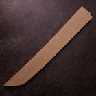 Sakimaru Takohiki White Steel #2 Moon-Fuji Water Honyaki Buffalo Ebony Handle 270mm with Magnolia Sheath (10.6”)-[Musashi]-[Japanese-Kitchen-Knives]