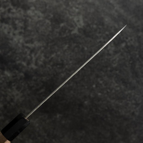 Santoku 440C Nashiji Damascus Buffalo Walnut Handle 165mm (6.5”)-[Musashi]-[Japanese-Kitchen-Knives]