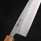 Santoku 440C Nashiji Damascus Yaki Urushi Handle 165mm (6.5”)-[Musashi]-[Japanese-Kitchen-Knives]