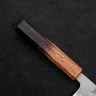 Santoku 440C Nashiji Damascus Yaki Urushi Handle 165mm (6.5”)-[Musashi]-[Japanese-Kitchen-Knives]