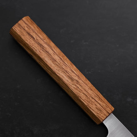 Santoku 440C Polished Oak Handle 165mm (6.5”)-[Musashi]-[Japanese-Kitchen-Knives]