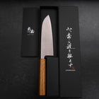 Santoku 440C Polished Oak Handle 165mm (6.5”)-[Musashi]-[Japanese-Kitchen-Knives]