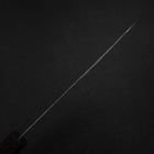 Santoku AUS-10 Mirror Tsuchime Damascus Purple Urushi Handle 165mm (6.5”)-[Musashi]-[Japanese-Kitchen-Knives]
