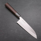 Santoku AUS-10 Polished Buffalo Wenge Handle 165mm (6.5”)-[Musashi]-[Japanese-Kitchen-Knives]