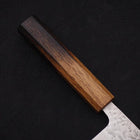 Santoku AUS-10 Tsuchime Damascus Yaki Urushi Handle 165mm (6.5”)-[Musashi]-[Japanese-Kitchen-Knives]