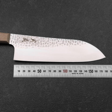 Santoku AUS-6 Tsuchime Western Handle 180mm (7”)-[Musashi]-[Japanese-Kitchen-Knives]