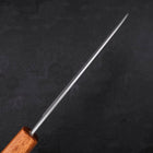Santoku AUS-8 Polished Oak Handle 165mm (6.5”)-[Musashi]-[Japanese-Kitchen-Knives]