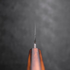 Santoku Blue Steel #2 Kurouchi Sumi Urushi Handle 165mm (6.5”)-[Musashi]-[Japanese-Kitchen-Knives]