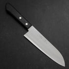 Santoku Blue Steel #2 Polished Western Handle 165mm (6.5”)-[Musashi]-[Japanese-Kitchen-Knives]